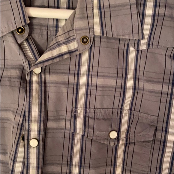Club Monaco men’s snap button long sleeve shirt - Picture 3 of 4